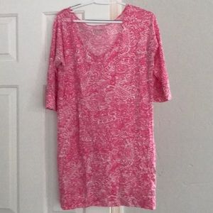 Lilly Pulitzer pink cotton dress